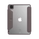 JTLEGEND Vein 磁扣透明 iPad Air 11 吋 (第 7 代，2025，M3) 含筆槽支架保護殼, 紫灰：圖片 2