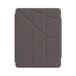 JTLEGEND Vein 磁扣透明 iPad Air 11 吋 (第 7 代，2025，M3) 含筆槽支架保護殼, 紫灰：圖片 3
