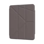 JTLEGEND Vein 磁扣透明 iPad Air 11 吋 (第 7 代，2025，M3) 含筆槽支架保護殼, 紫灰：圖片 4