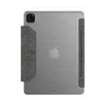 JTLEGEND AMOS Pro 布紋 iPad Pro 11 吋 (第 4 代，2022，M2) 支架平板保護套, 雅痞灰