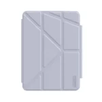JTLEGEND Ness Pro 多角度含磁扣 iPad Air 11 吋 (第 6 代，2024，M2) 折疊防撥水布紋保護殼, 冰藍