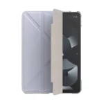 JTLEGEND Ness Pro 多角度含磁扣 iPad Air 11 吋 (第 6 代，2024，M2) 折疊防撥水布紋保護殼, 冰藍：圖片 3