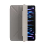 JTLEGEND Ness Pro 多角度含磁扣 iPad Pro 11 吋 (第 3 代，2021，M1) 折疊防撥水布紋保護殼, 奶茶色：圖片 3