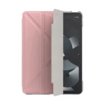 JTLEGEND Ness Pro 多角度含磁扣 iPad Air 11 吋 (第 8 代，2026，M4) 折疊防撥水布紋保護殼, 櫻花粉：圖片 3