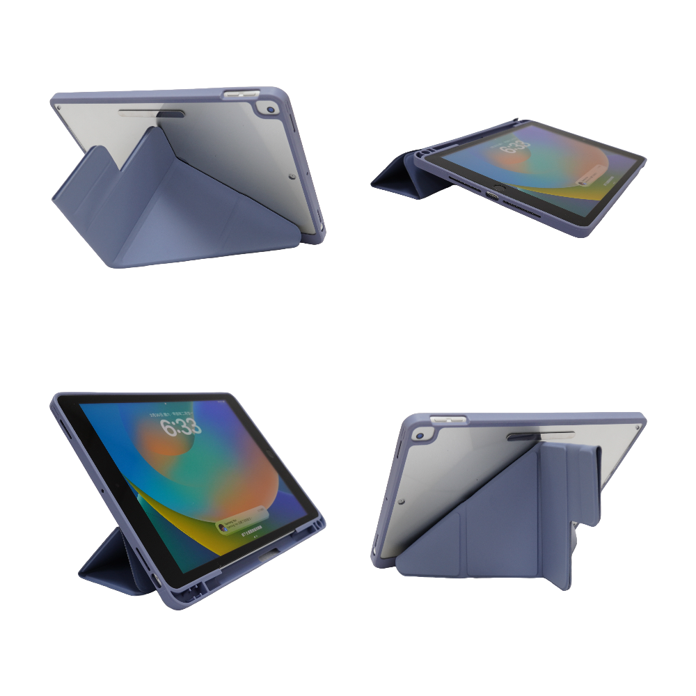 MLTIX 可直立防摔抗彎 iPad 11 吋 (第 11 代,2025,A16) 含筆槽多角度保護殼, 灰