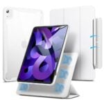 ESR 億色 優觸巧拼 iPad Air 10.9 吋 (第 5 代，2022，M1) 可拆式含磁扣平板保護套, 雅典白