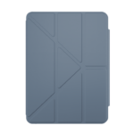 MAGEASY FACET 透明背蓋 iPad Pro 12.9 吋 (第 6 代，2022，M2) 全方位支架保護套 - 方孔, 阿拉斯加藍：圖片 2