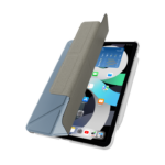 MAGEASY FACET 透明背蓋 iPad Pro 12.9 吋 (第 6 代，2022，M2) 全方位支架保護套 - 方孔, 阿拉斯加藍：圖片 7