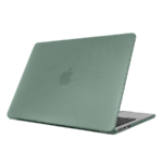 SwitchEasy Touch MacBook Air 13.6 吋 (2022，M2) 刻文觸感保護殼, 透明綠