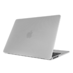 SwitchEasy Touch MacBook Air 13.6 吋 (2024，M3) 刻文觸感保護殼, 透白