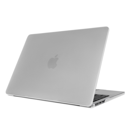 SwitchEasy Touch MacBook Air 15 吋 (M3，2024) 刻文觸感保護殼, 透白