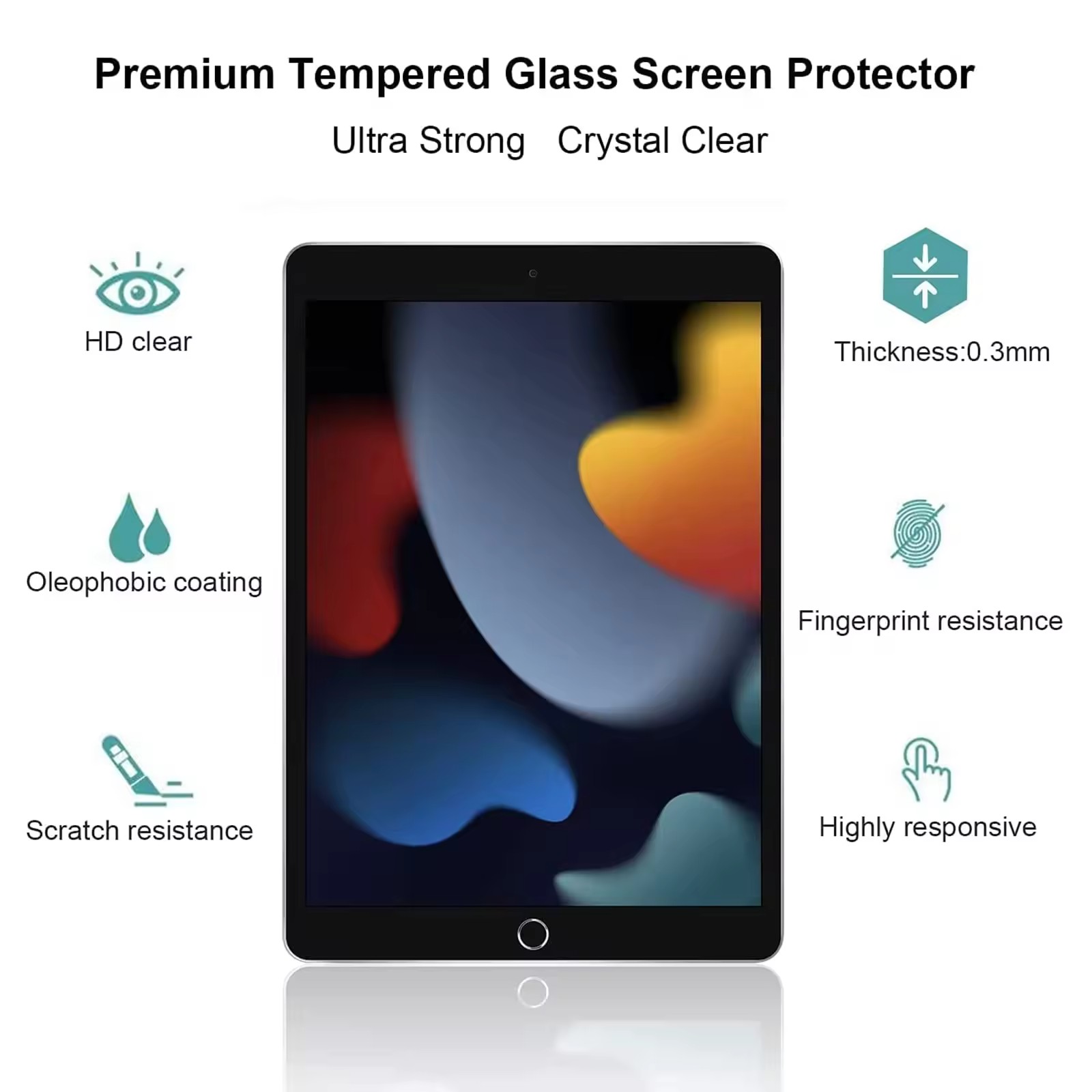 MLTIX Glass Pro 9H 高透 2013 iPad mini 2 (7.9 吋) 鋼化玻璃貼