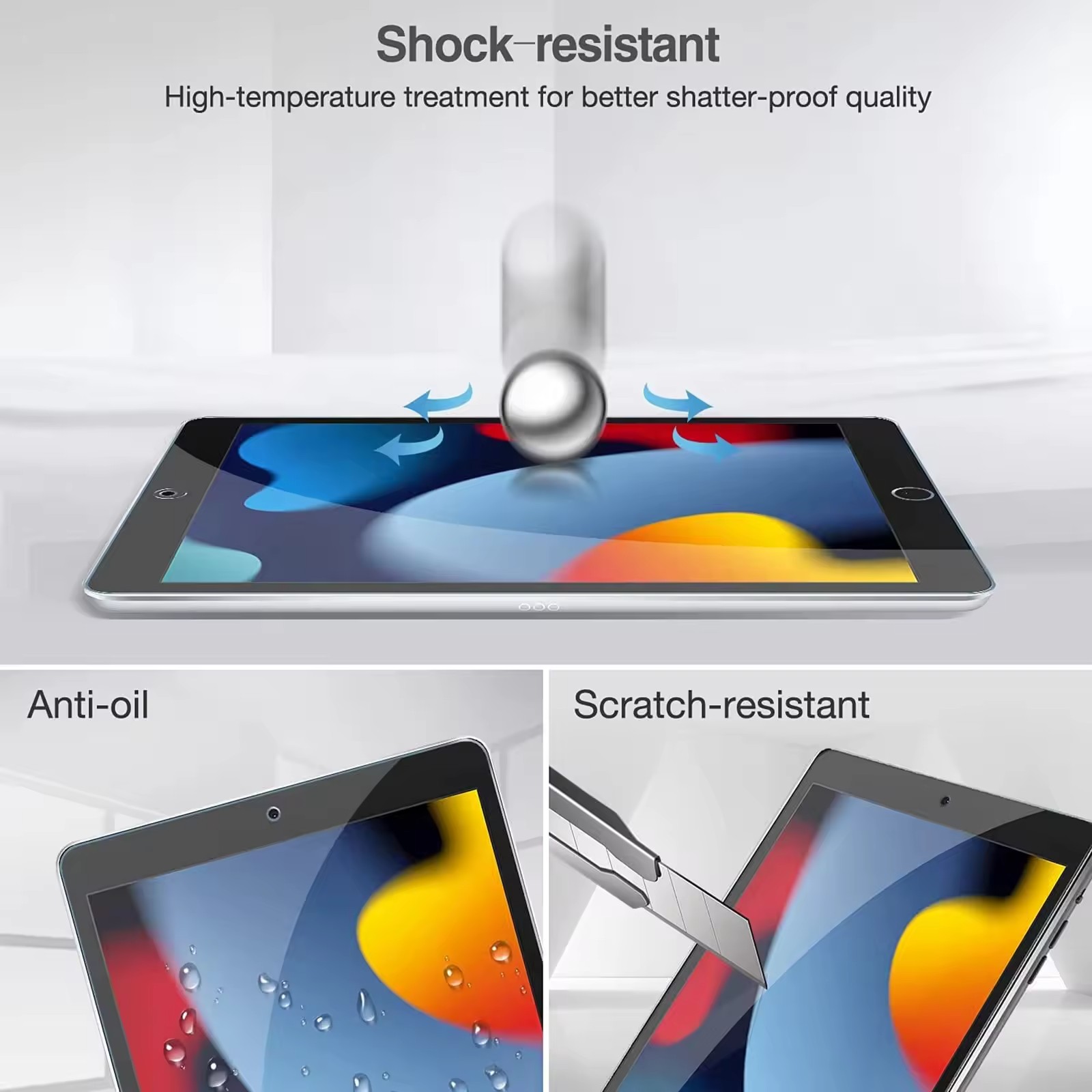 MLTIX Glass Pro 9H 高透 2013 iPad mini 2 (7.9 吋) 鋼化玻璃貼