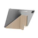 SwitchEasy Origami NUDE iPad Air 13 吋 (第 2 代，2025，M3) 全方位透明背蓋保護套, 奶茶色：圖片 3