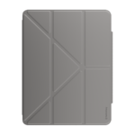 SwitchEasy Origami NUDE iPad Air 13 吋 (第 1 代，2024，M2) 全方位透明背蓋保護套, 灰：圖片 2