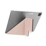 SwitchEasy Origami NUDE iPad Air 13 吋 (第 2 代，2025，M3) 全方位透明背蓋保護套, 粉沙色：圖片 3