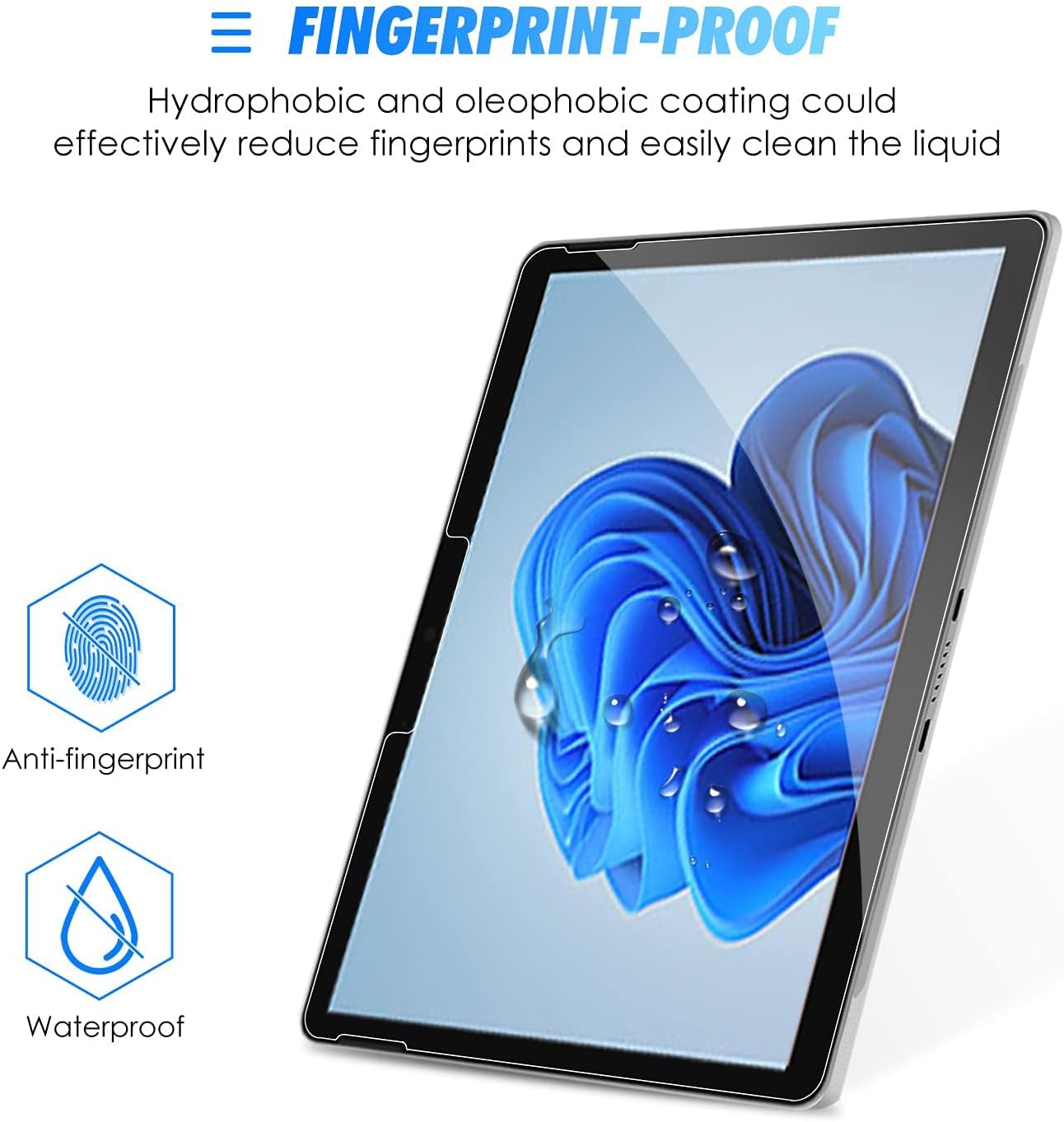 MLTIX Glass Pro 9H 高透 2023 Surface Go 4 (10.5 吋) 鋼化玻璃貼