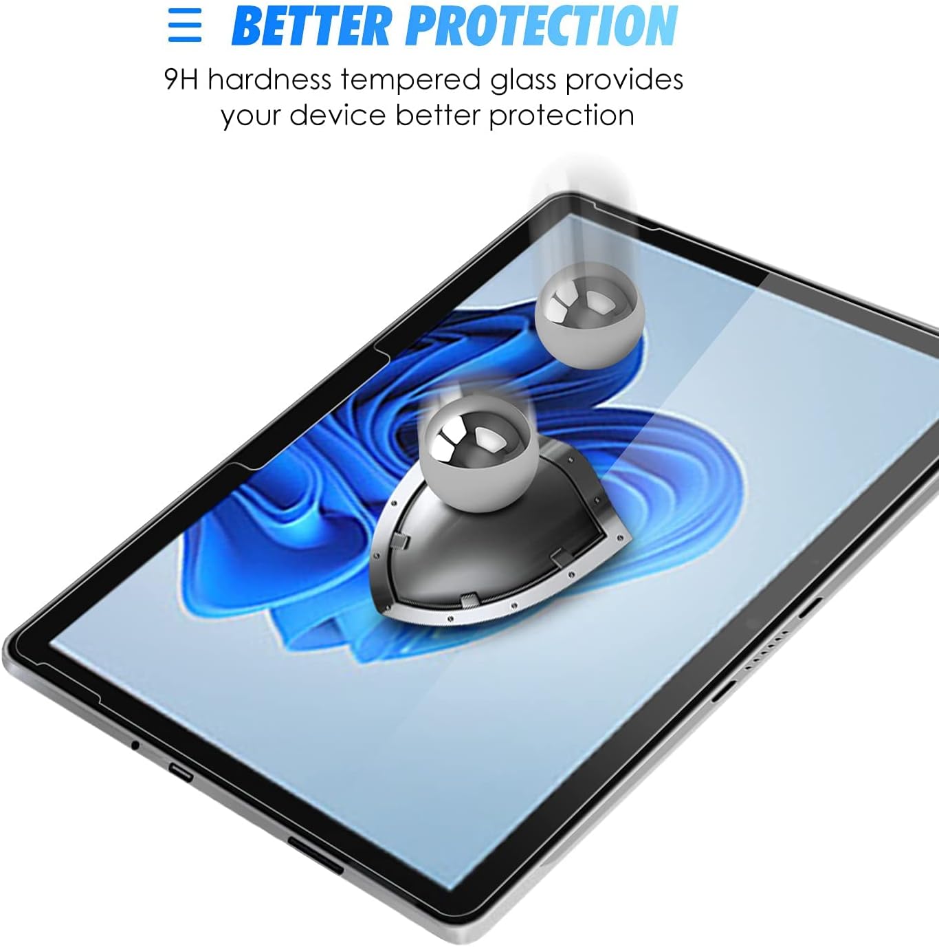 MLTIX Glass Pro 9H 高透 2019 Surface Pro X (13 吋) 鋼化玻璃貼