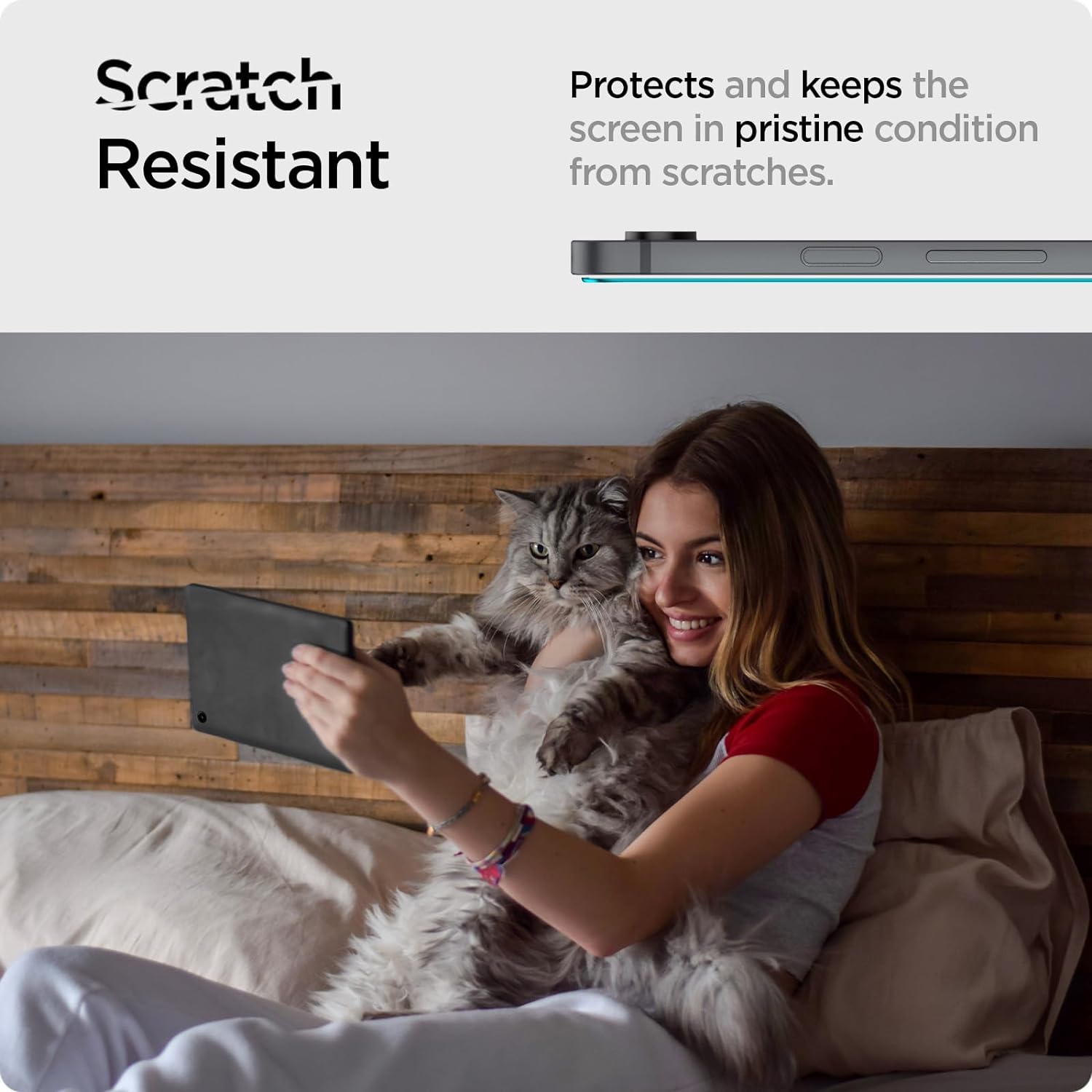 Spigen Glas.tR Slim Galaxy Tab S10 FE (10.9 吋，2025) 玻璃保護貼, 透明