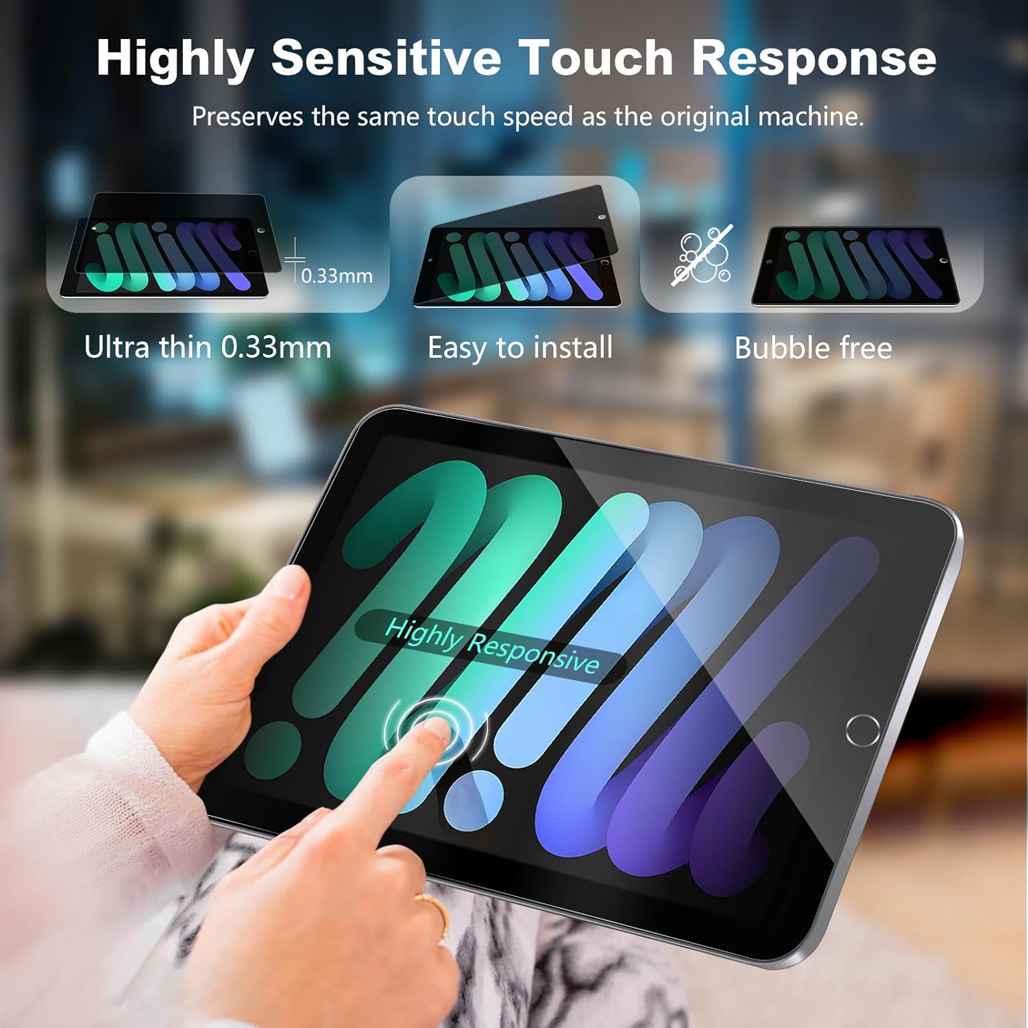 MLTIX 防窺 9H Glass Pro 2018 iPad 6 (9.7 吋) 鋼化玻璃貼