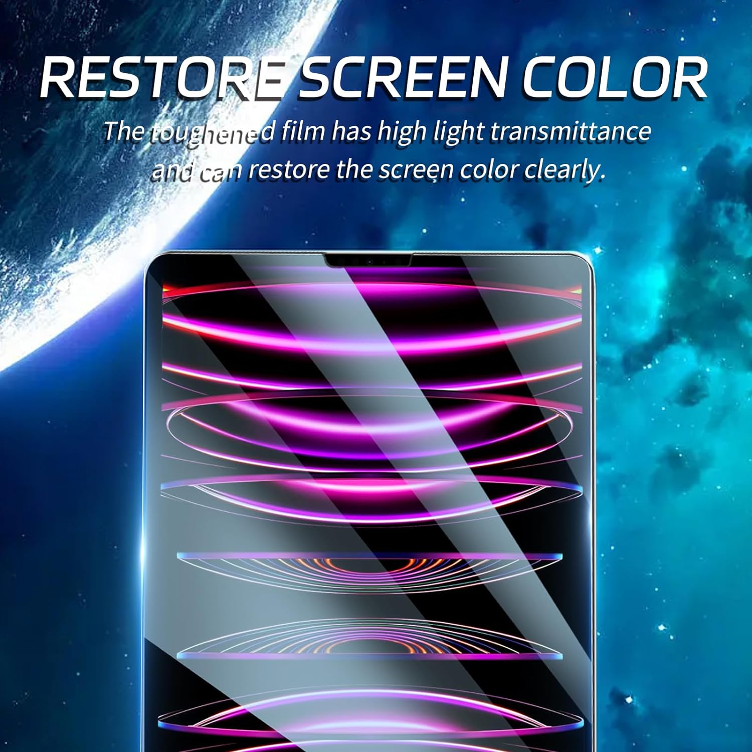 MLTIX 抗藍光 9H Glass Pro iPad mini 8.3 吋 (第 7 代,2024,A17 Pro) 鋼化玻璃貼
