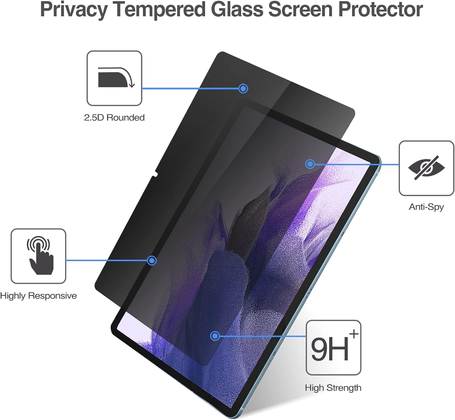 MLTIX 防窺 9H Glass Pro 2023 Galaxy Tab S9 Ultra (14.6 吋) 鋼化玻璃貼
