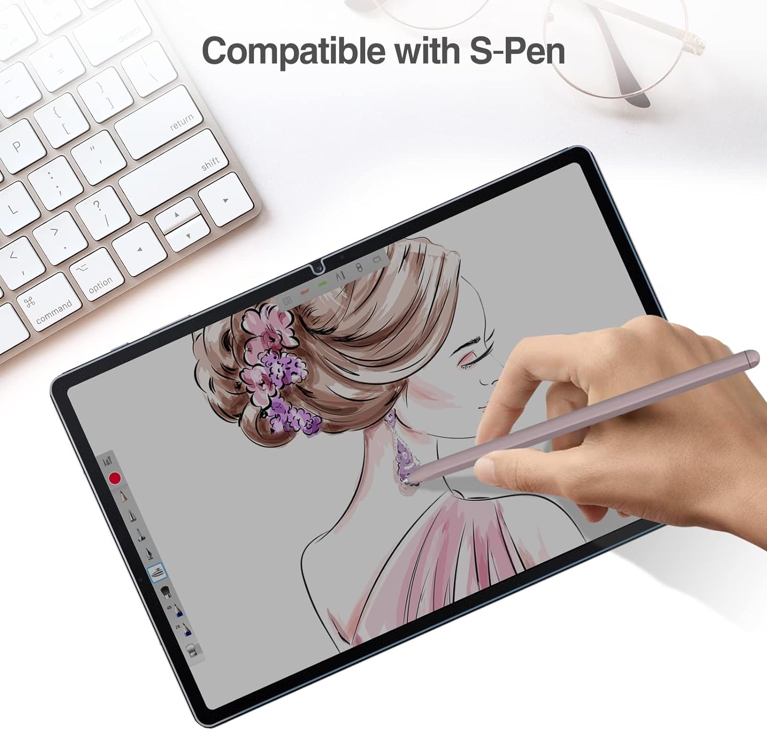 MLTIX 防窺 9H Glass Pro 2023 Galaxy Tab S9 Ultra (14.6 吋) 鋼化玻璃貼