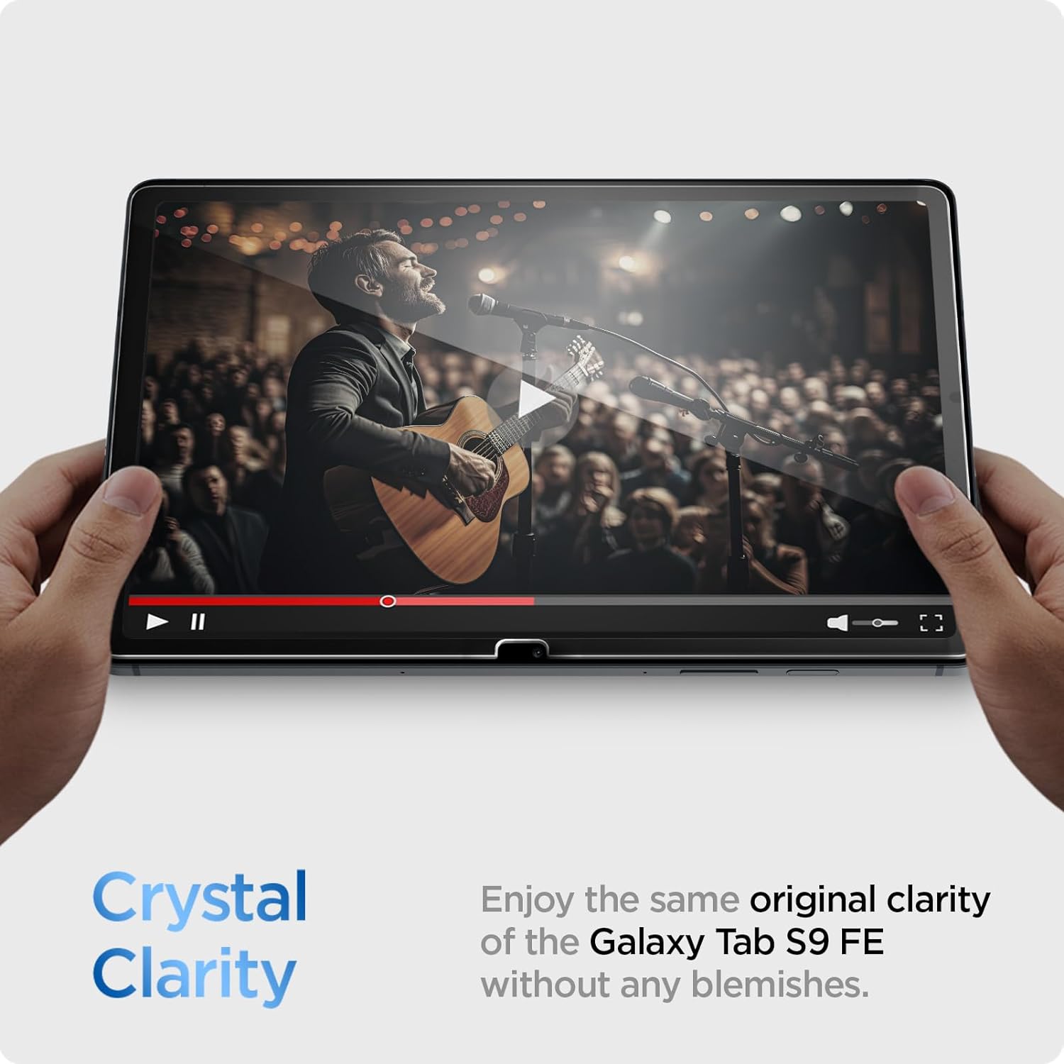 Spigen Glas.tR Slim Galaxy Tab S10 FE (10.9 吋，2025) 玻璃保護貼, 透明