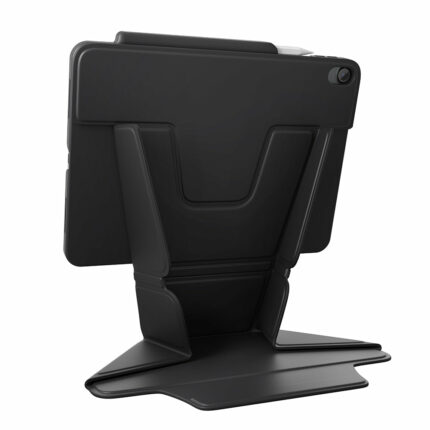 UNIQ Ryze 360 可站立 iPad Air 11 吋 (第 7 代，2025，M3) 含筆槽多角度保護殼, 黑