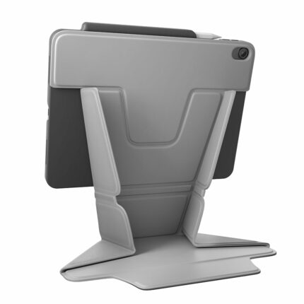 UNIQ Ryze 360 可站立 iPad Air 11 吋 (第 7 代，2025，M3) 含筆槽多角度保護殼, 灰