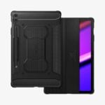 Spigen Rugged Armor Pro Galaxy Tab S9 FE (10.9 吋，2023) 軍規防摔保護殼, 黑