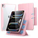 ESR 億色 優觸巧拼 iPad Air 11 吋 (第 8 代，2026，M4) 可拆式含磁扣平板保護套, 粉色