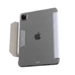 JTLEGEND Ness Pro 多角度含磁扣 iPad Pro 11 吋 (第 6 代，2025，M5) 折疊防撥水布紋保護殼, 冰藍：圖片 2