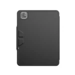 JTLEGEND Ness Pro 多角度含磁扣含筆槽 iPad Pro 13 吋 (第 8 代，2025，M5) 折疊防撥水布紋保護殼, 黑：圖片 2