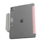 JTLEGEND Ness Pro 多角度含磁扣 iPad Air 13 吋 (第 3 代，2026，M4) 折疊防撥水布紋保護殼, 粉色：圖片 2