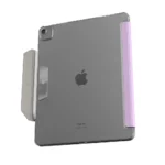 JTLEGEND Ness Pro 多角度含磁扣 iPad Air 13 吋 (第 3 代，2026，M4) 折疊防撥水布紋保護殼, 紫：圖片 2