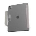 JTLEGEND Ness Pro 多角度含磁扣 iPad Air 13 吋 (第 1 代，2024，M2) 折疊防撥水布紋保護殼, 奶茶色：圖片 2