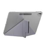 SwitchEasy Origami NUDE iPad Pro 13 吋 (第 8 代，2025，M5) 全方位透明背蓋保護套, 阿拉斯加藍：圖片 2