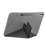 SwitchEasy Origami NUDE iPad Pro 13 吋 (第 8 代，2025，M5) 全方位透明背蓋保護套, 黑：圖片 4