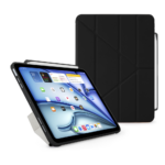 Pipetto Origami Pencil 2024 iPad Air 6 (11 吋, M2) 含筆槽保護殼, 黑