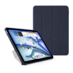 Pipetto Origami TPU iPad Air 10.9 吋 (第 5 代，2022，M1) 多角度支架保護殼, 深海藍