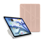 Pipetto Origami TPU iPad Air 10.9 吋 (第 4 代，2020) 多角度支架保護殼, 粉色