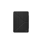 LAUT HUEX Folio 多角度 iPad Pro 13 吋 (第 7 代，2024，M4) 透明背板保護殼, 黑