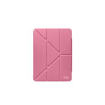 LAUT HUEX Folio 多角度 iPad Pro 13 吋 (第 8 代，2025，M5) 透明背板保護殼, 桃紅色