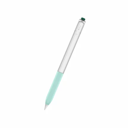 AHAStyle 原子筆造型 Apple Pencil Pro 果凍矽膠筆套, 草木綠