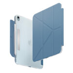 UNIQ Camden Click 含筆槽硬邊 iPad Air 11 吋 (第 6 代，2024，M2) 多功能極簡透明保護套, 冰藍