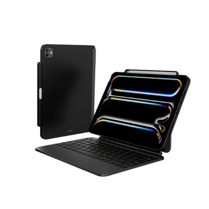 MAGEASY CoverBuddy Lite iPad Pro 11 吋 (第 5 代，2024，M4) 磁吸保護殼- 支援 Apple 鍵盤  (本產品不含鍵盤), 黑