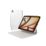 MAGEASY CoverBuddy Lite iPad Air 11 吋 (第 6 代，2024，M2) 含筆槽磁吸保護殼- 支援 Apple 鍵盤  (本產品不含鍵盤), 白