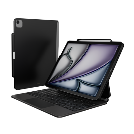 MAGEASY CoverBuddy Lite iPad Air 13 吋 (第 1 代，2024，M2) 磁吸保護殼- 支援 Apple 鍵盤  (本產品不含鍵盤), 黑