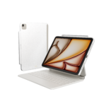 MAGEASY CoverBuddy iPad Pro 11 吋 (第 4 代，2022，M2) 含筆槽磁吸保護殼- 支援 Apple 鍵盤  (本產品不含鍵盤), 白